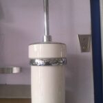 Ceramics Toilet Brush holder with cover