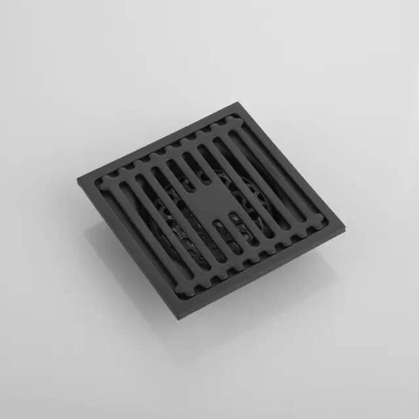 100mm black Line stainless heavy gage floor drain