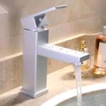 BT-BM06 Silver Heavy Gage Square Basin Mixer
