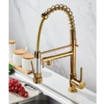 2-in-1 Golden Chain Sink Mixer Tap