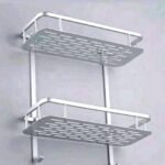 Aluminum 2 step Bathroom Shelf
