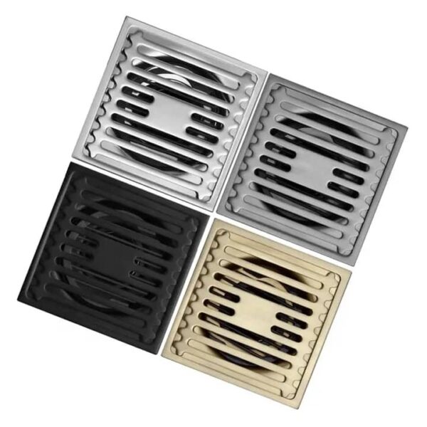 100mm black Line stainless heavy gage floor drain - Image 4