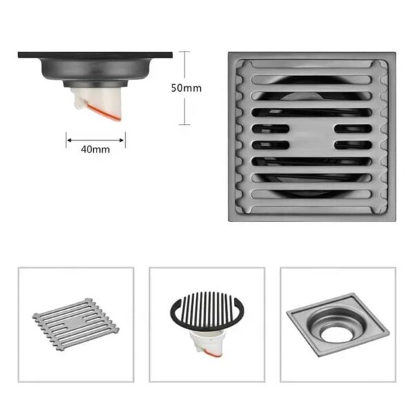 100mm Sus304 Anti-rust Line floor drain - Image 2