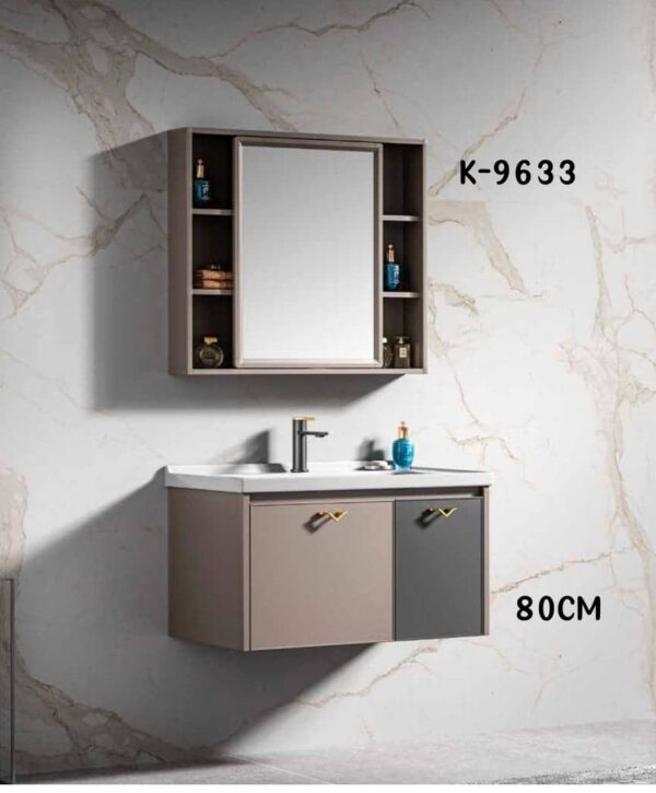 WK9633 80Ccm Wall Hung Cabinet Basin