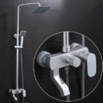BS-SS03 Silver heavy gage shower sets