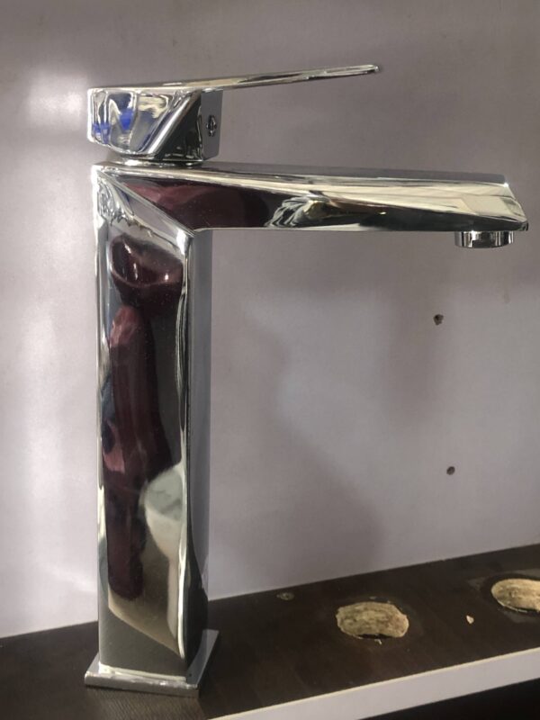 Super Stainless Square Top Basin Mixer - Image 2