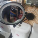 Black 3x Round Led Magnifying Mirror