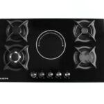 4 burner + 1 hot plate Built-in cooker