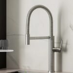 Chrome executive full-chain sink mixer
