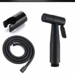 Black Round hand spray shower (Shattaf)