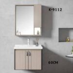 WK9112 60cm wall-hung cabinet basin