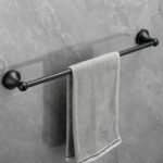 Esc 70cm Black single towel hanger