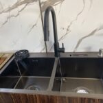 Black Semi-full option kitchen sink