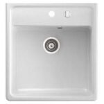 Single bowl Square Acrylic sink white KS-AC04