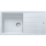 Single bowl Single Tray Acrylic sink white KS-AC07