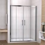 150cm Walking-Shower Doors P08