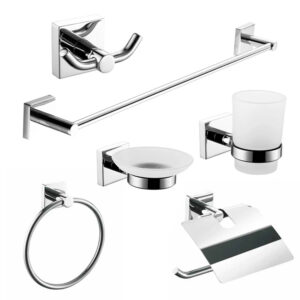 6pcs Complete sets accessories chrome