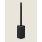 Wall hung short Black toilet brush