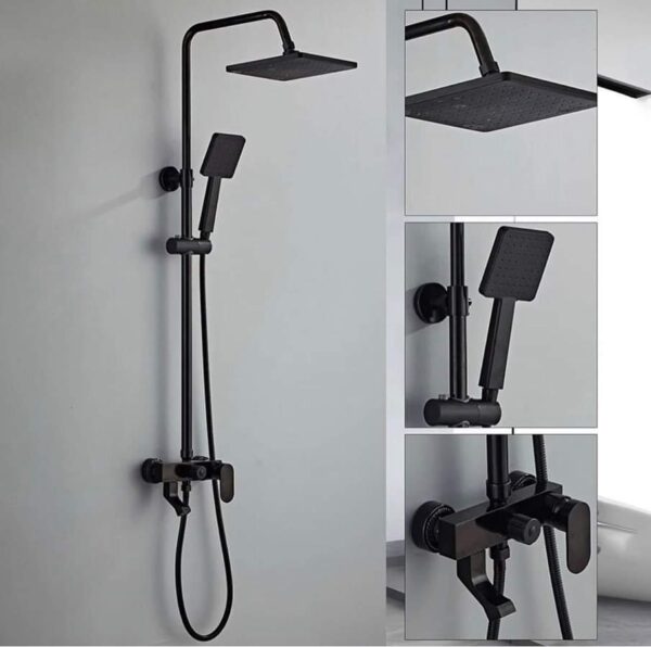 BS-SS06 Black brimix shower sets