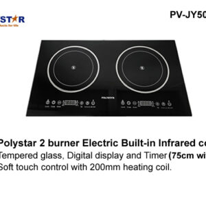 Polystar 2 hot plate electric inferred built-in cooker