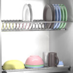 Built-in permanent plate rack