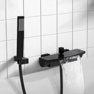 Water-fall luxury bath mixer